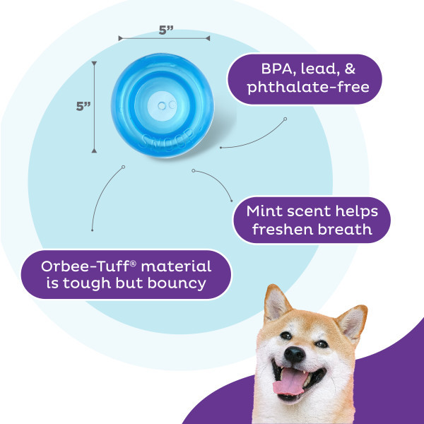Orbee-Tuff Snoop Interactive Treat Dispensing Dog Toy, Large - Image 3