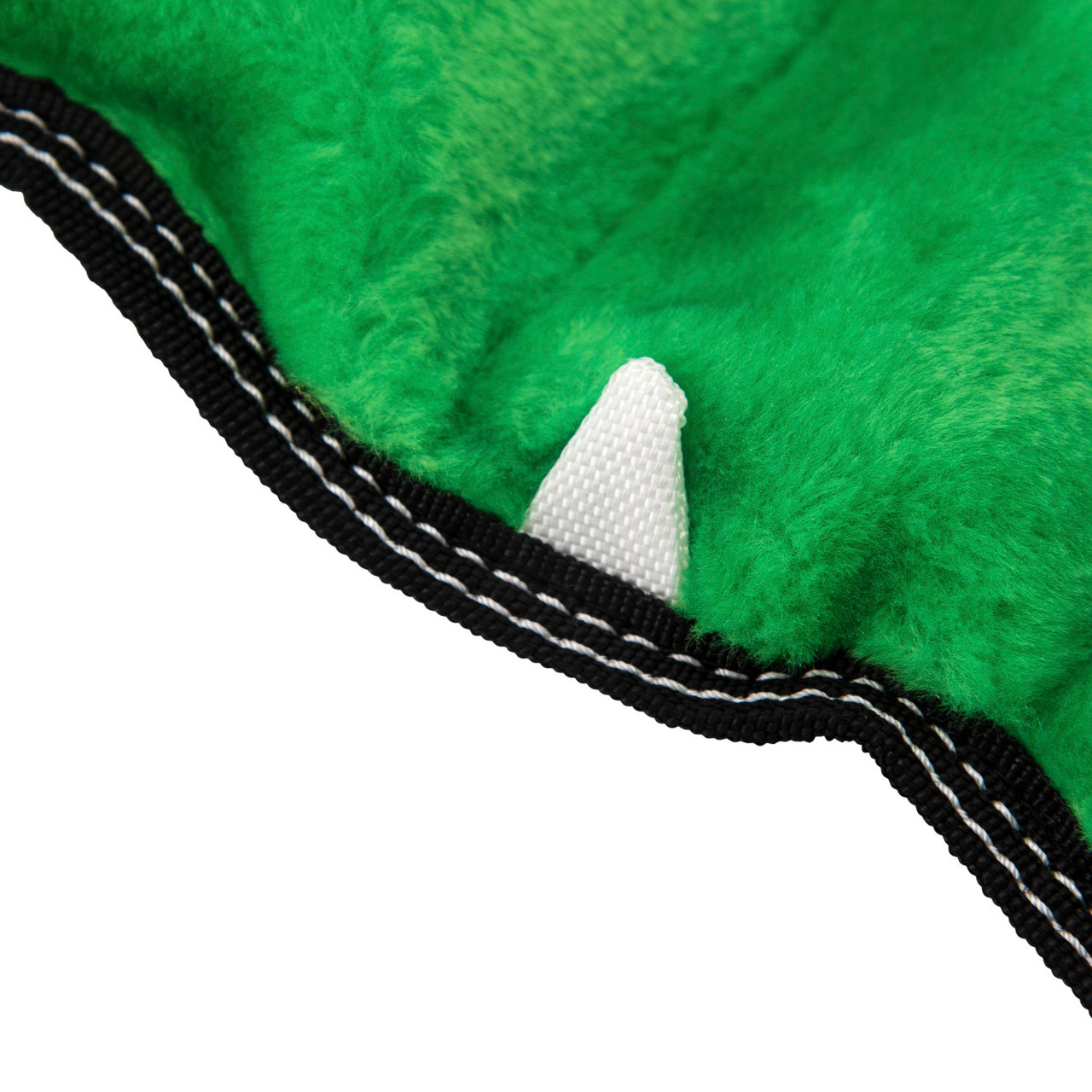 Tough Seamz Gator Plush Dog Toy, Green, XL - Image 4