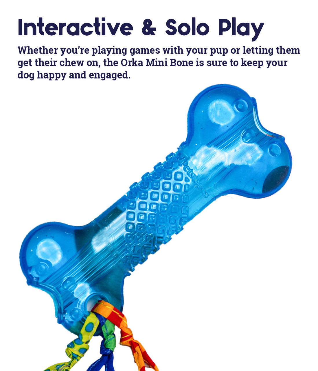 Orka Alternative Dog Chew Toy, Bone - Image 4