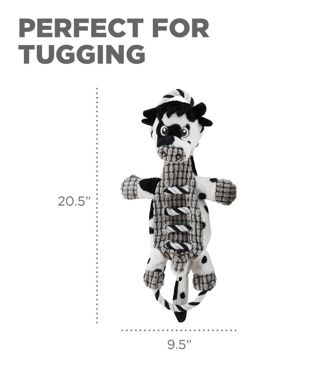 Ropes-A-Go-Go Interactive Plush Dog Tug Toy - Image 6