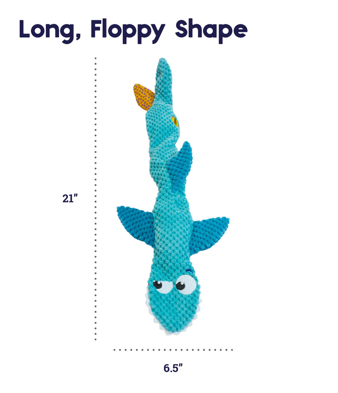 Stuffing-Free Big Squeak Plush Dog Toy - Image 6