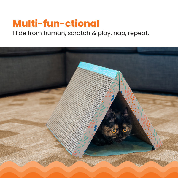 Fold Away Tunnel and Cat Scratcher, Multi - Image 4