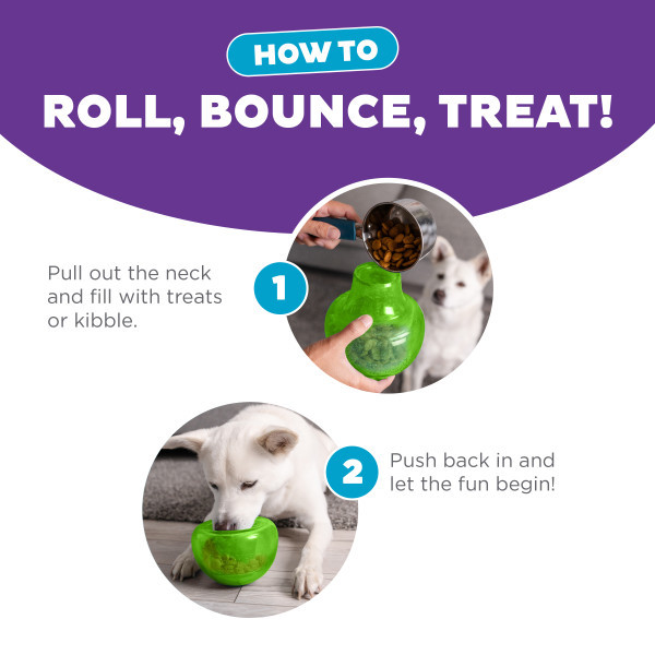 Orbee-Tuff Snoop Interactive Treat Dispensing Dog Toy, Green - Image 4
