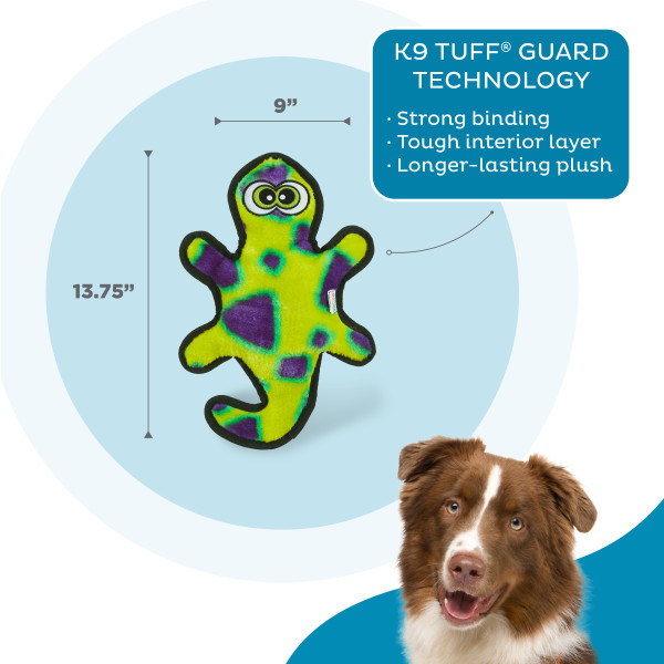 Durablez Gecko Plush Dog Toy, Medium - Image 13