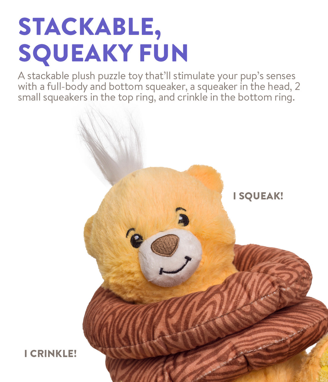 Ringamals Plush Dog Toy Puzzle - Image 4