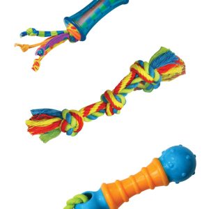 Orka Mini Dental Dog Chew Toys - 3 Pack, Multi, Mini