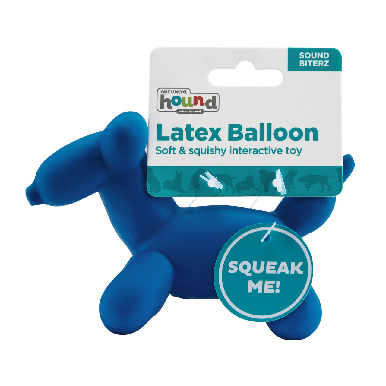 Latex Rubber Balloon Squeaky Dog Toy - Image 8