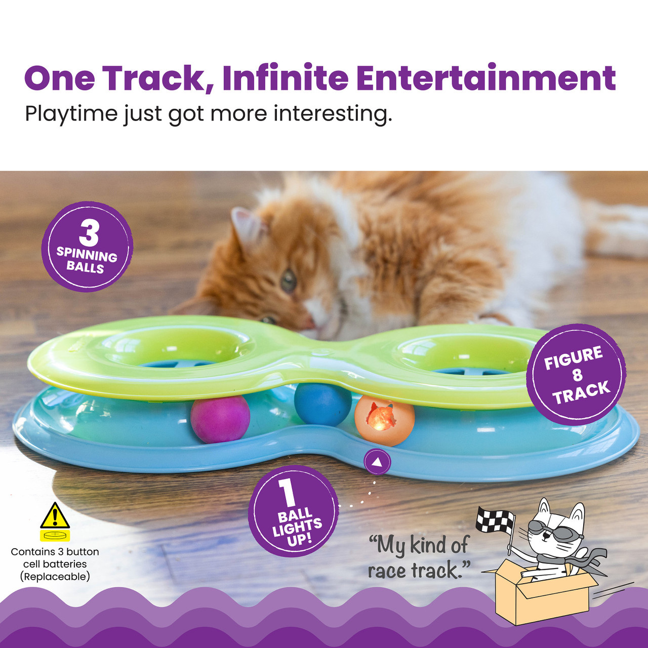 Infinity Ball Track for Cats - Image 2
