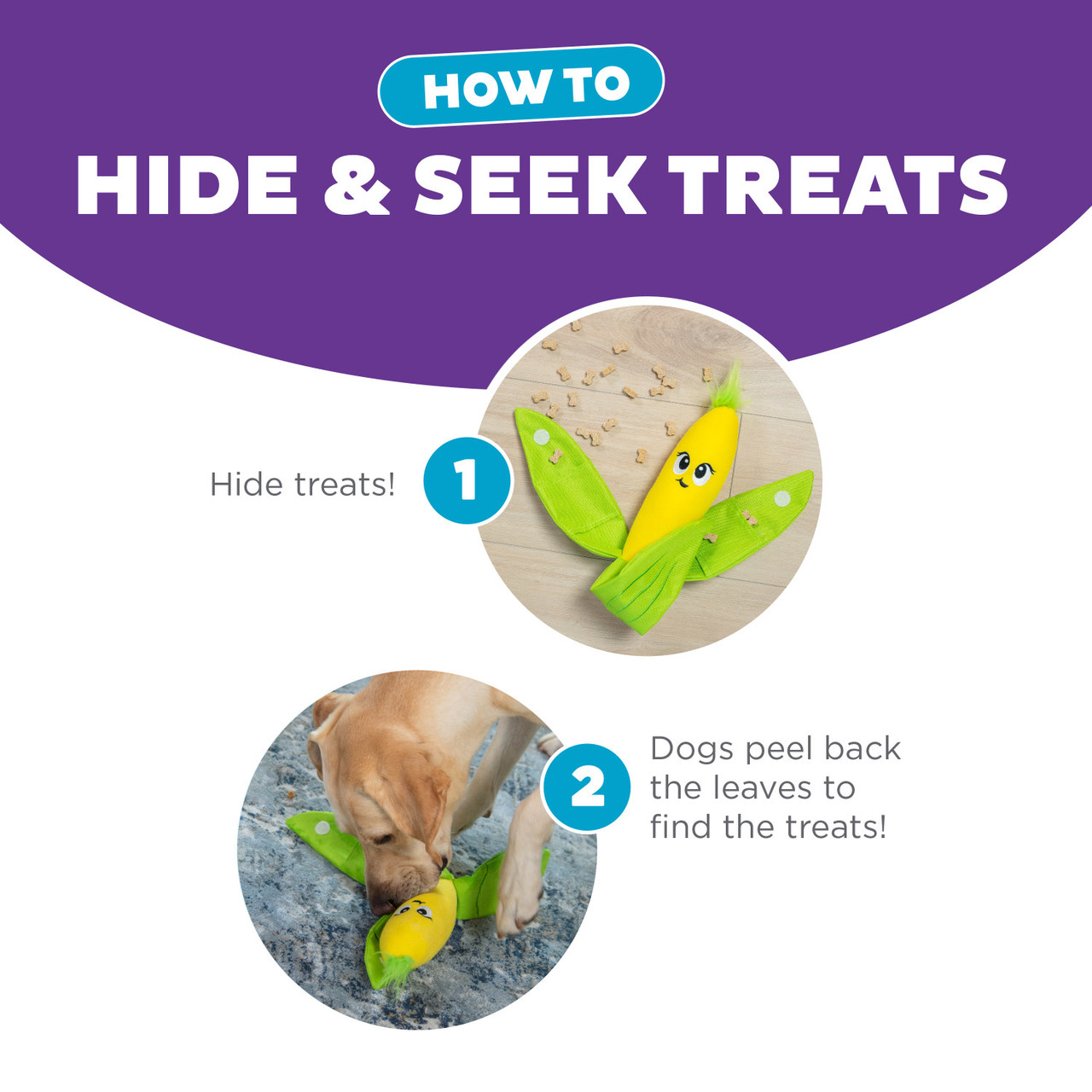 Hide N' Find Interactive Plush Dog Puzzle, Multi - Image 4