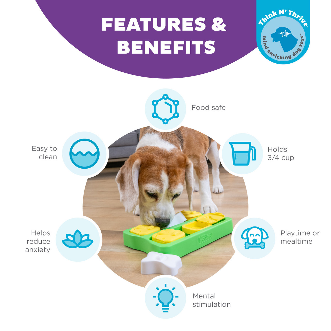 Dog Brick Dog Puzzle Dog Enrichment Toy - Image 2