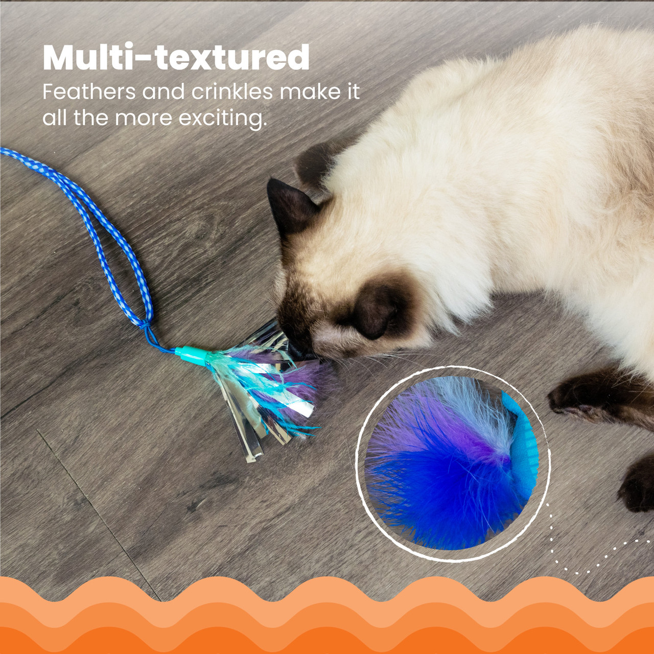 Tail Teaser Air Prey Interactive Cat Wand - Image 6