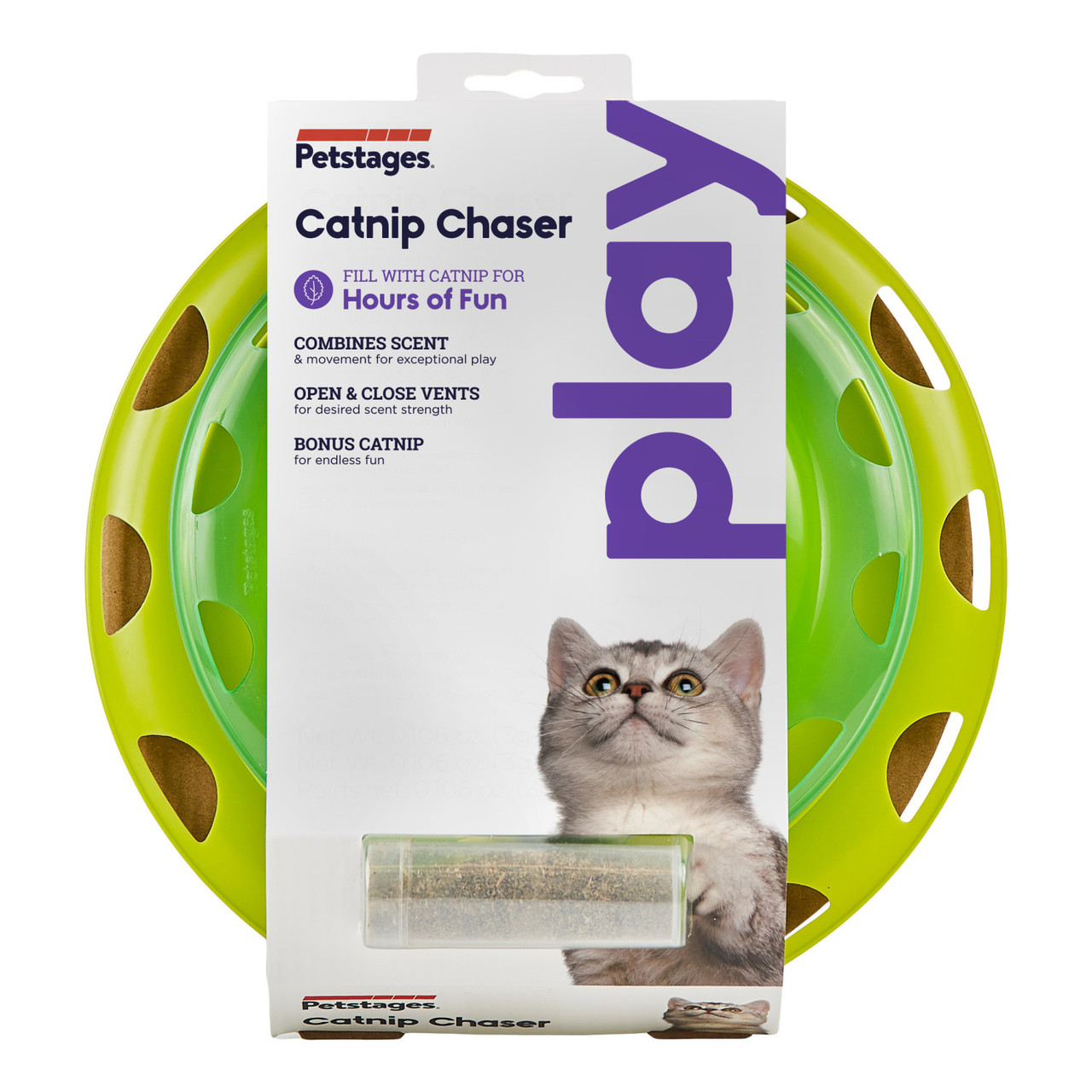 Catnip Chase Track Cat Toy, Green - Image 5