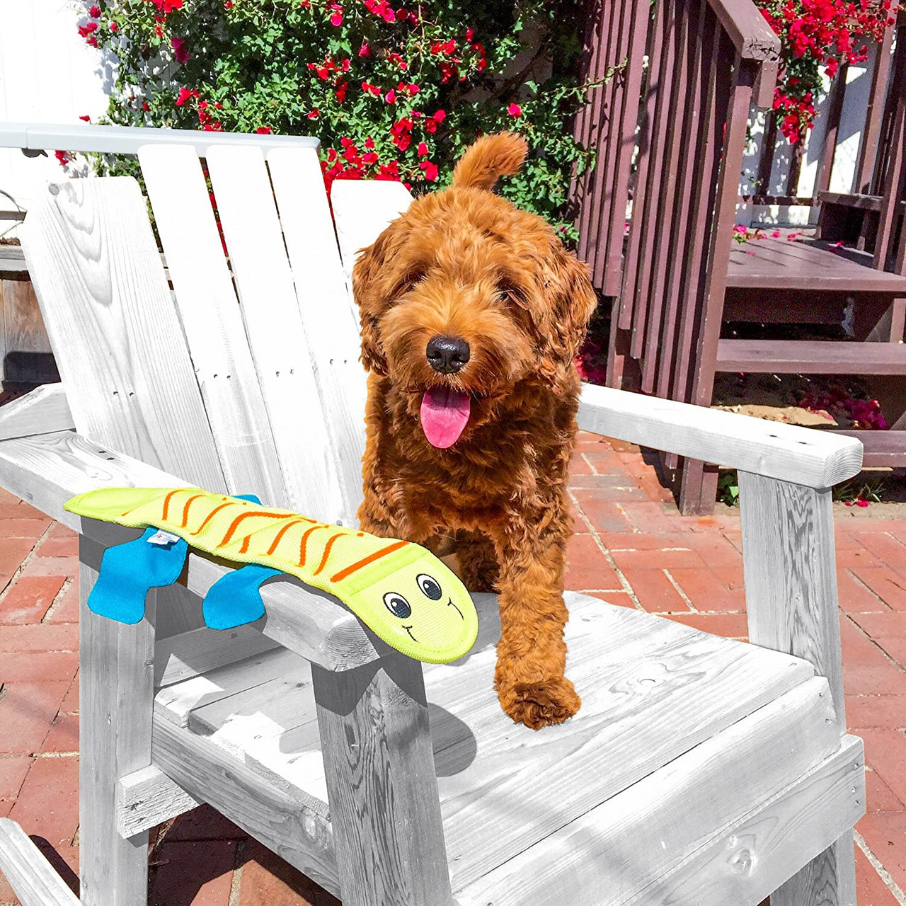 Fire Biterz Lizard Fire Hose Interactive Dog Toy, Large - Image 6