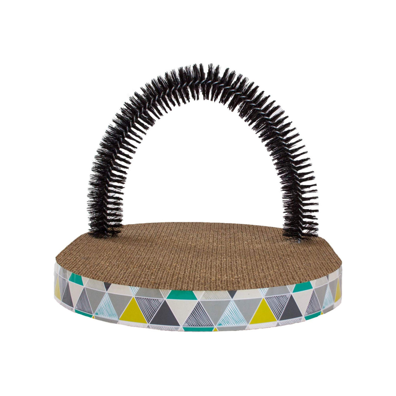 Scratch & Groom Cat Scratch Pad, Tan
