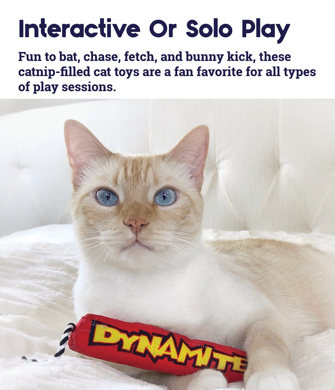 Green Magic Dynamite Stick Cat Toy, Red - Image 3