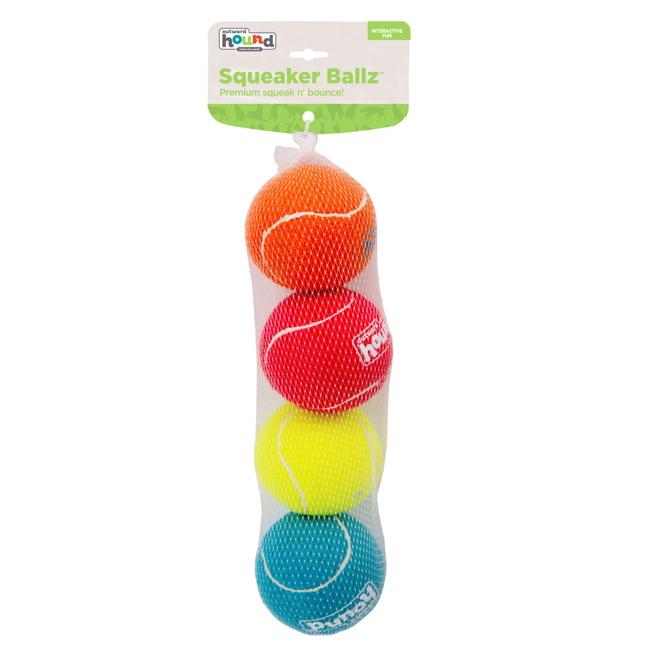 Squeaker Ballz Squeaky Tennis Balls, Large - Image 8