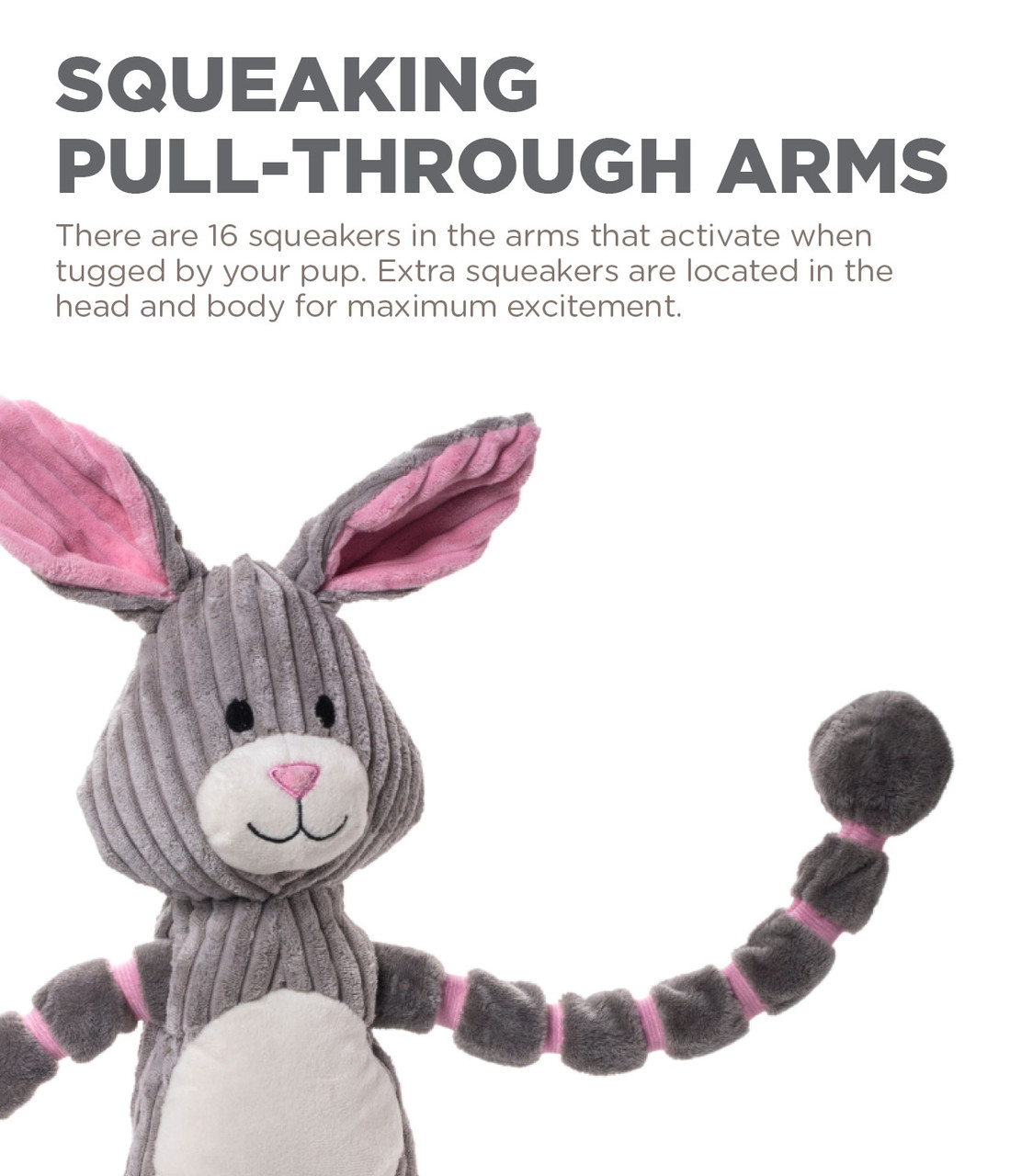 Thunda Tugga Plush Dog Tug Toy - Image 13