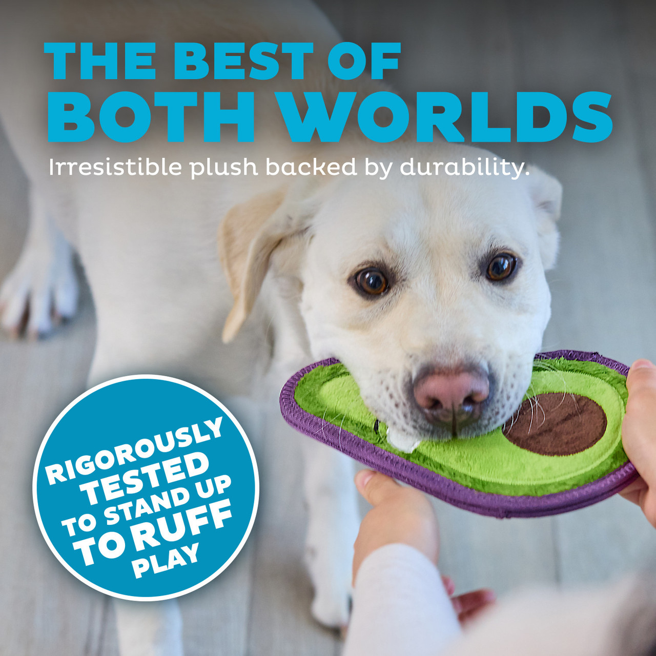 Tough Skinz Avocado Durable Dog Toy, Green - Image 3