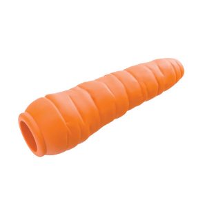 Orbee-Tuff Carrot Treat-Dispensing Dog Chew Toy, Orange