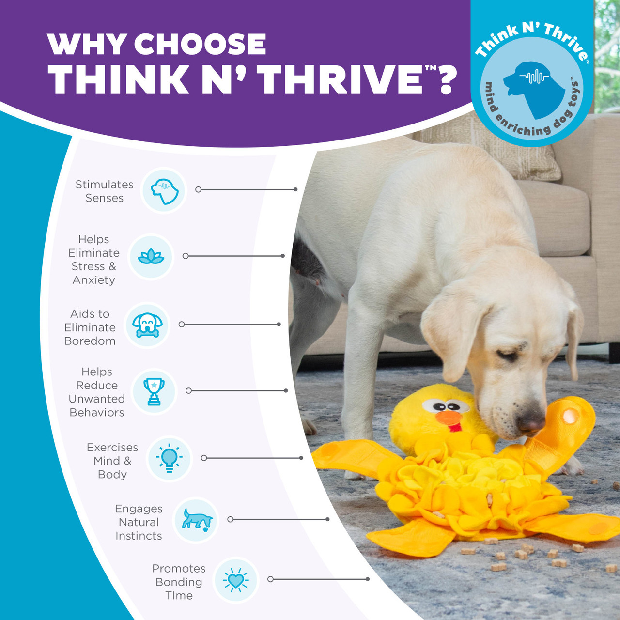 Snuffle Palz Interactive Plush Dog Puzzle and Snuffle Mat for Dogs - Image 18