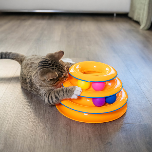 Tower of Tracks Cat Toy, Multi - Image 7