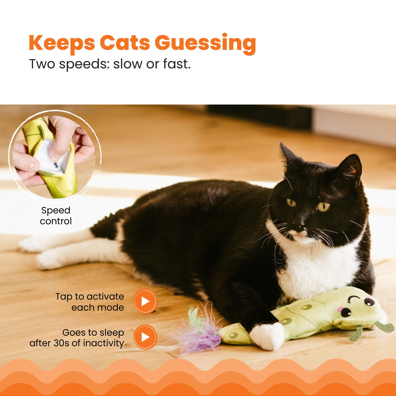 Wiggle Worm Flopping Toy - Image 4