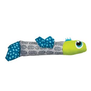 Catnip Crunch Fish Cat Toy, Grey