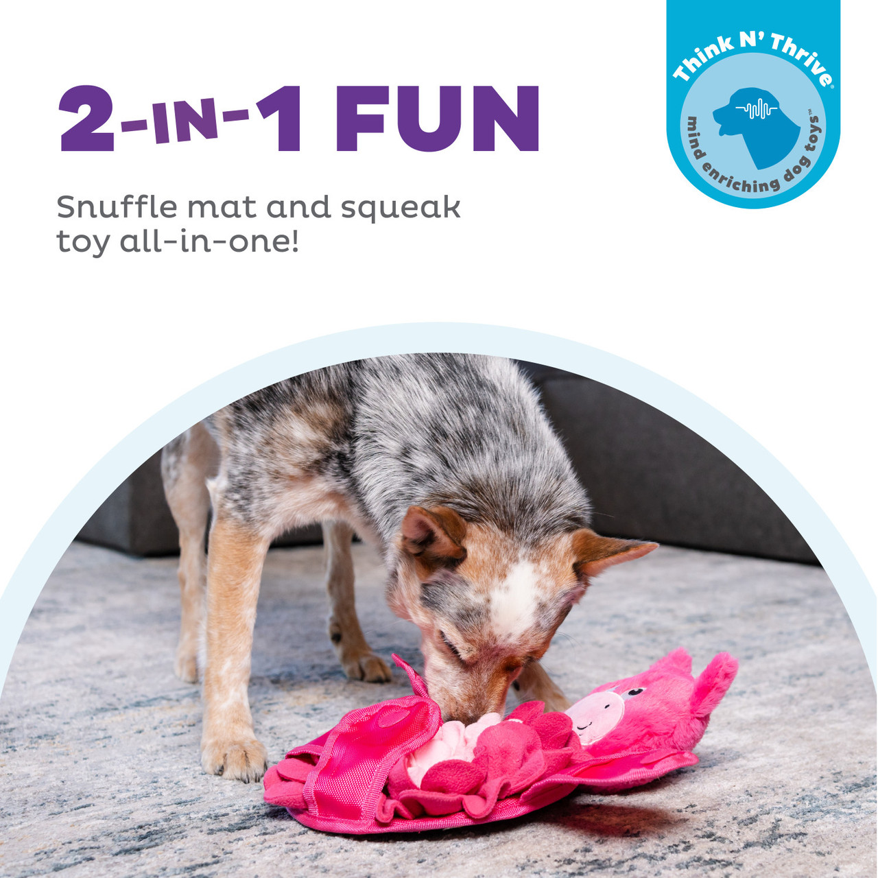 Snuffle Palz Interactive Plush Dog Puzzle and Snuffle Mat for Dogs - Image 8