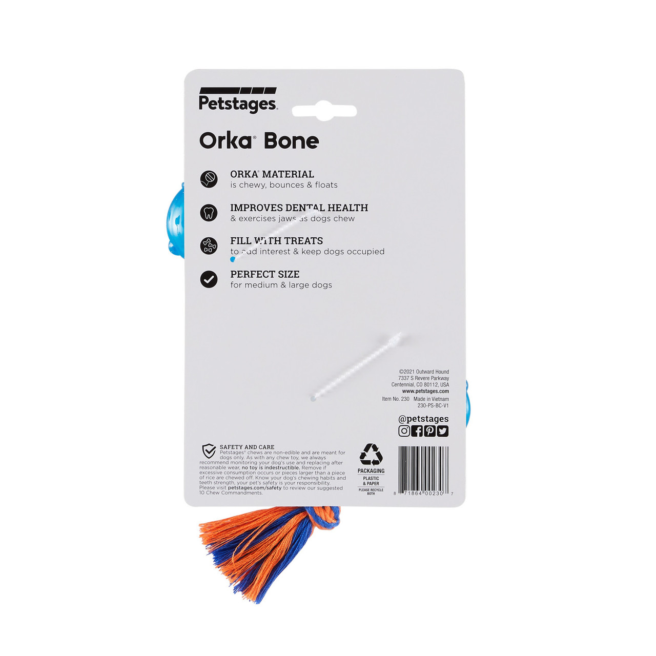 Orka Alternative Dog Chew Toy, Bone - Image 22