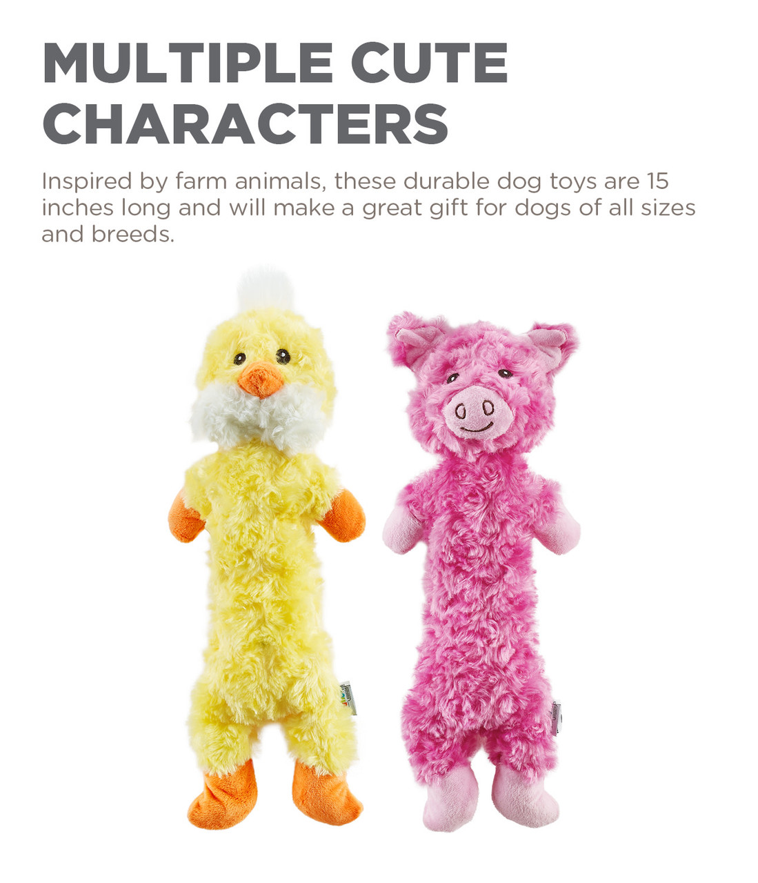 Lil' Dudes Plush Dog Toy - Image 5