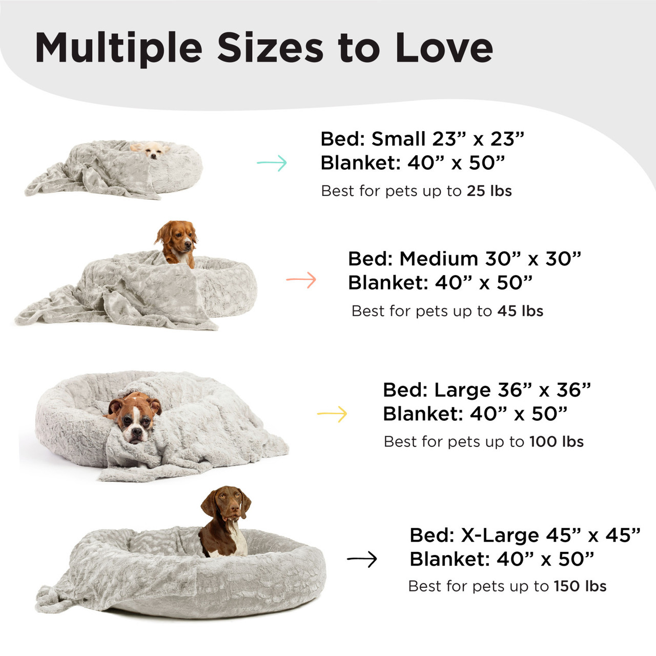 2 Piece Bundle: Donut Lux Bed, Throw Blanket Cat & Dog Bundle Set, 45x45 - Image 18