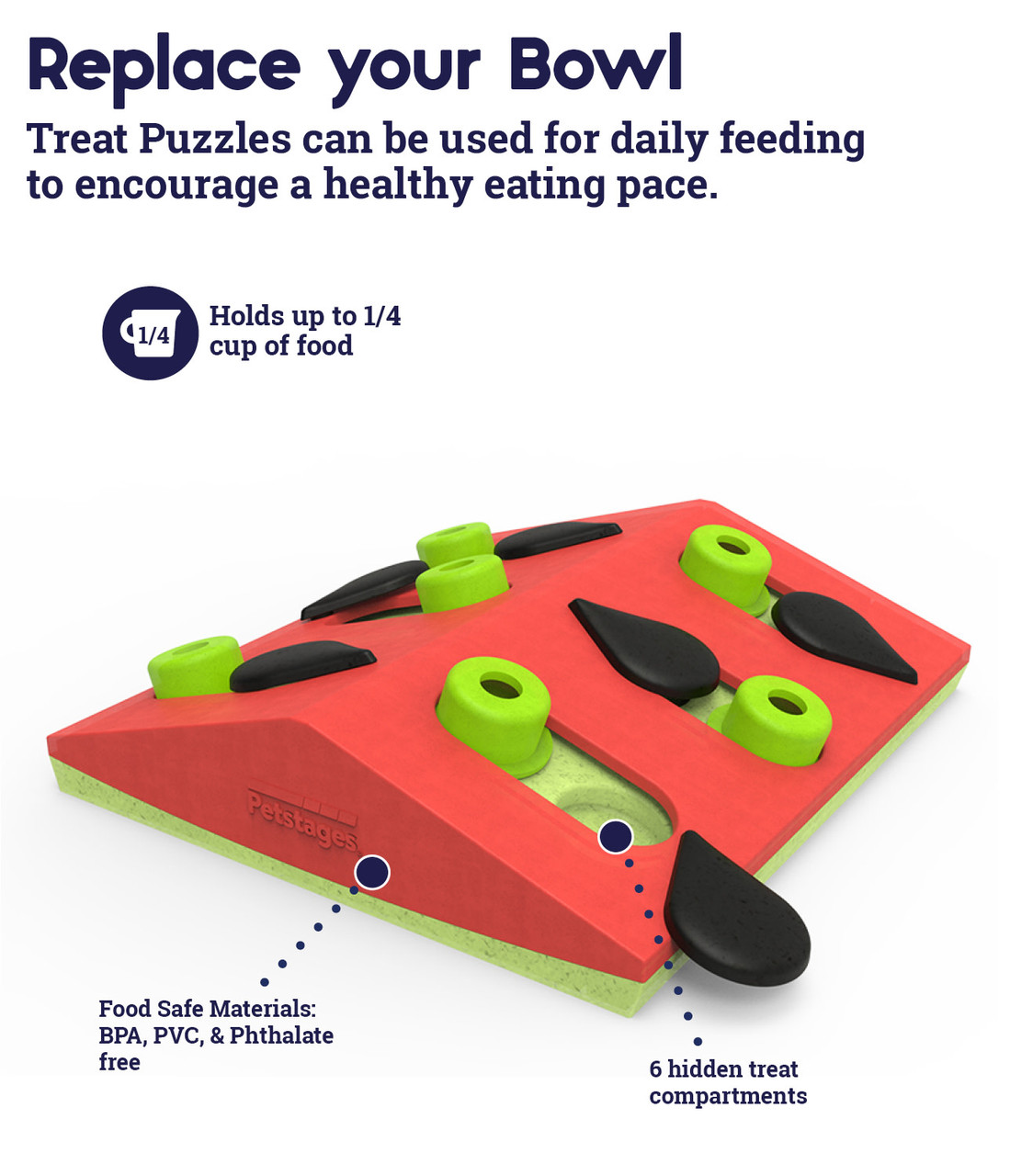 Melon Madness Puzzle & Play Cat Game, Pink - Image 4