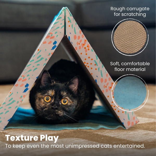 Fold Away Tunnel and Cat Scratcher, Multi - Image 6