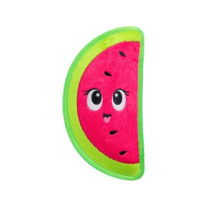 Tough Skinz Durable Dog Toy with Two Tough Layers, Watermelon, Red, Medium, Red