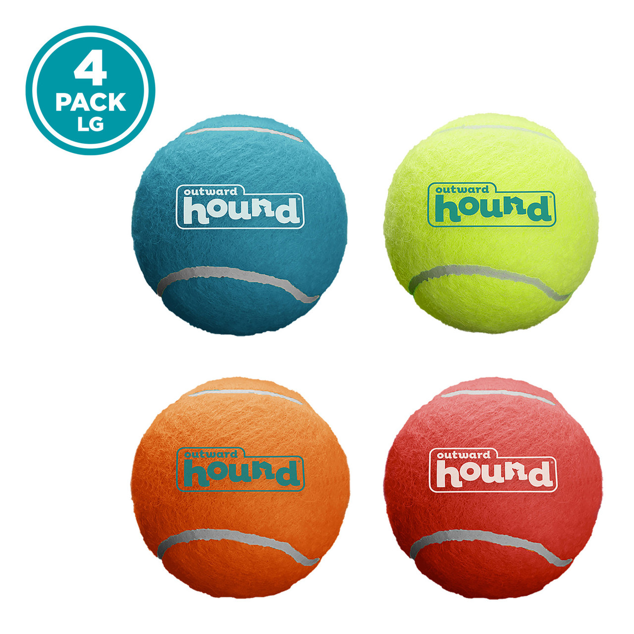 Squeaker Ballz Squeaky Tennis Balls, Large - Image 6