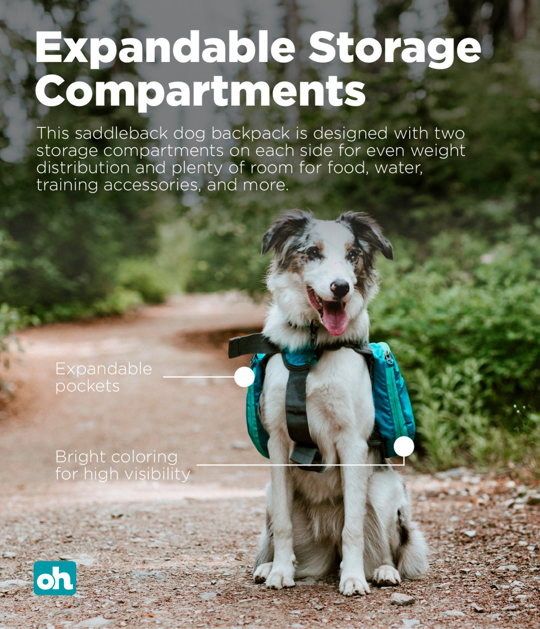 DayPak Saddleback Dog Backpack - Image 4