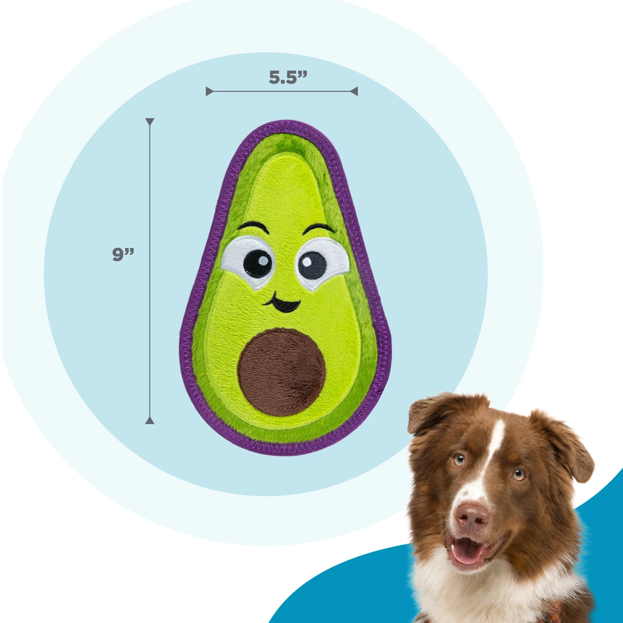 Tough Skinz Avocado Durable Dog Toy, Green - Image 5