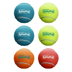 Squeaker Ballz Squeaky Tennis Balls, Medium