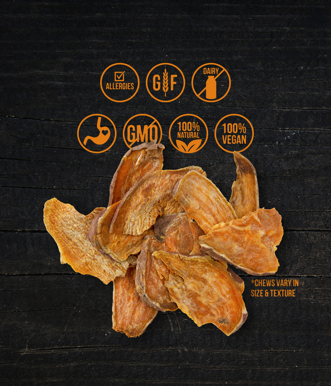 Sweet Potato Chews Dog Treats - Image 3