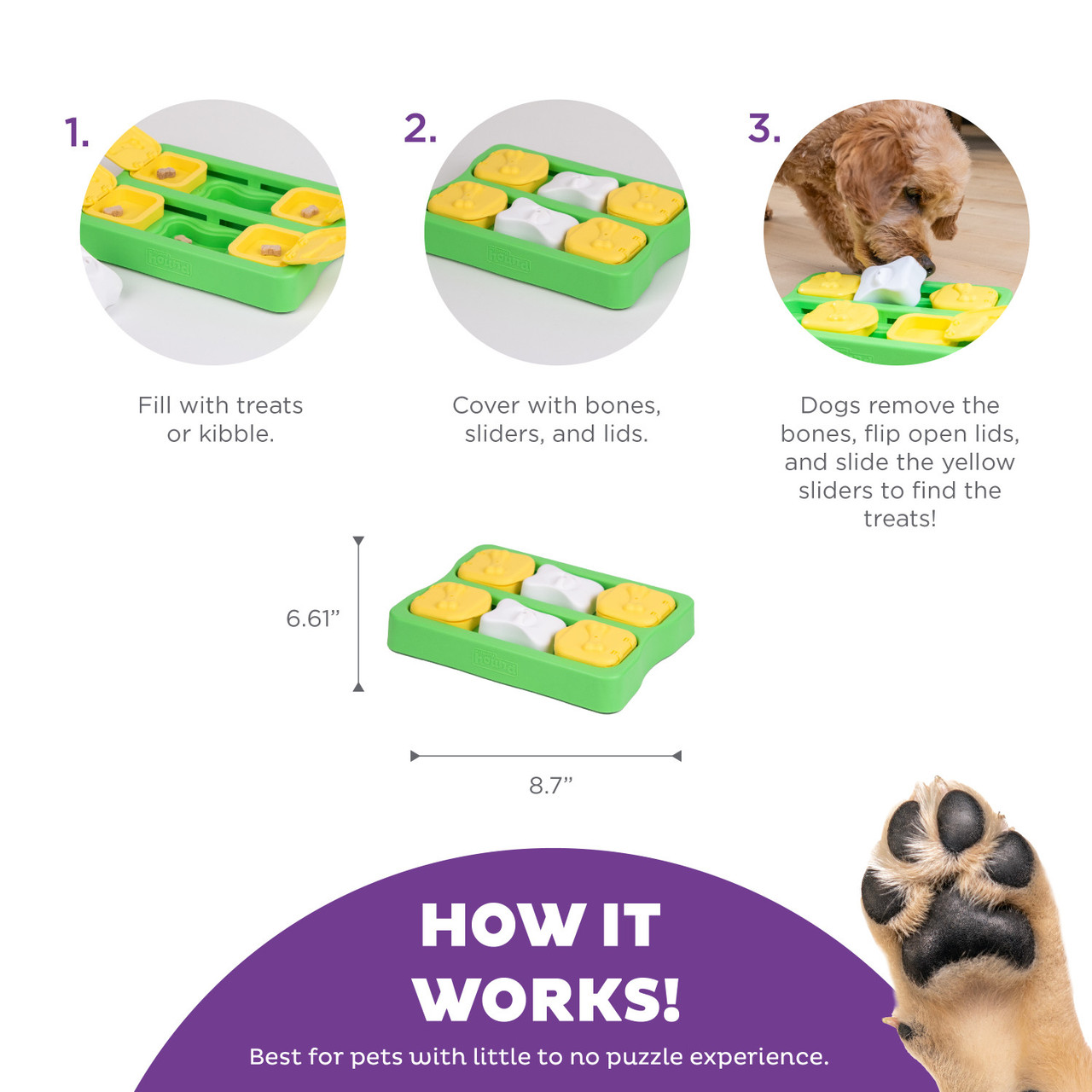 Dog Brick Dog Puzzle Dog Enrichment Toy - Image 3