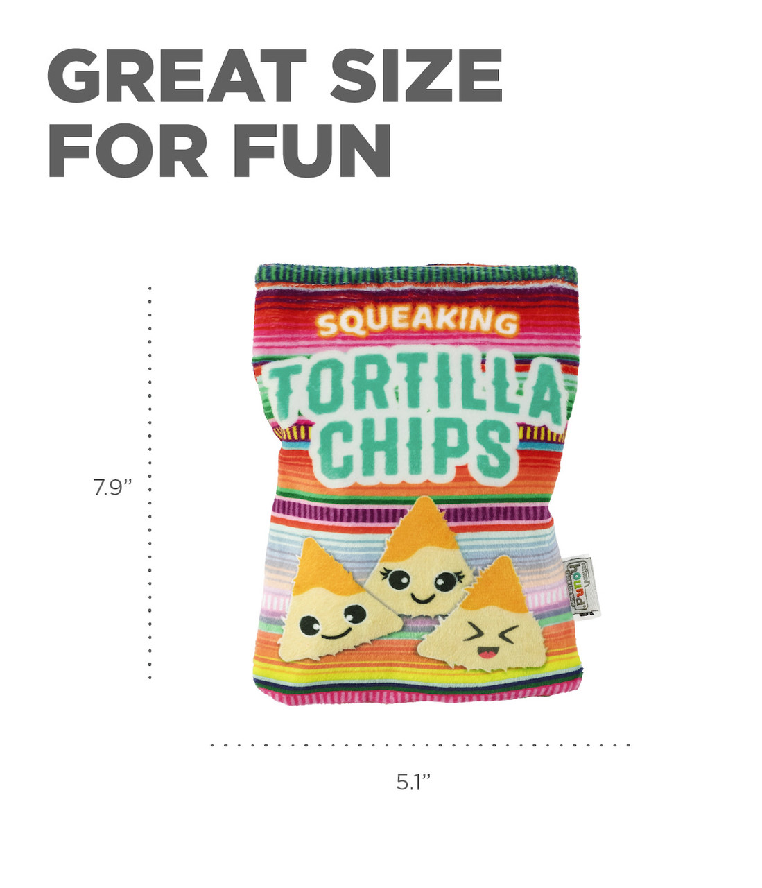 Snack Bag Tortilla Chips Puzzle Dog Toy, Multi - Image 4