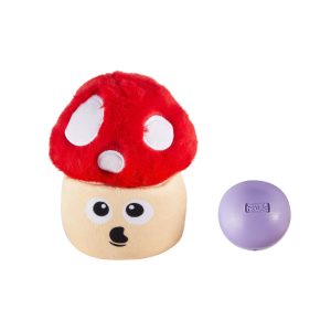Snack Palz Interactive Plush Dog Puzzle with Treat Ball , Multi
