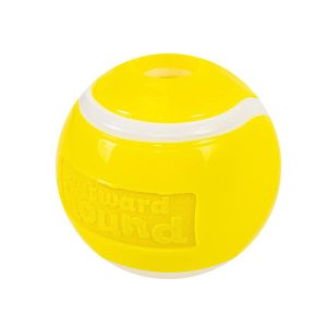 Orbee-Tuff Tennis Ball Treat-Dispensing Dog Chew Toy, Yellow