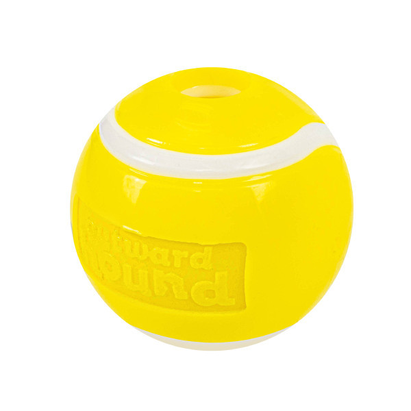 Orbee-Tuff Tennis Ball Treat-Dispensing Dog Chew Toy, Yellow