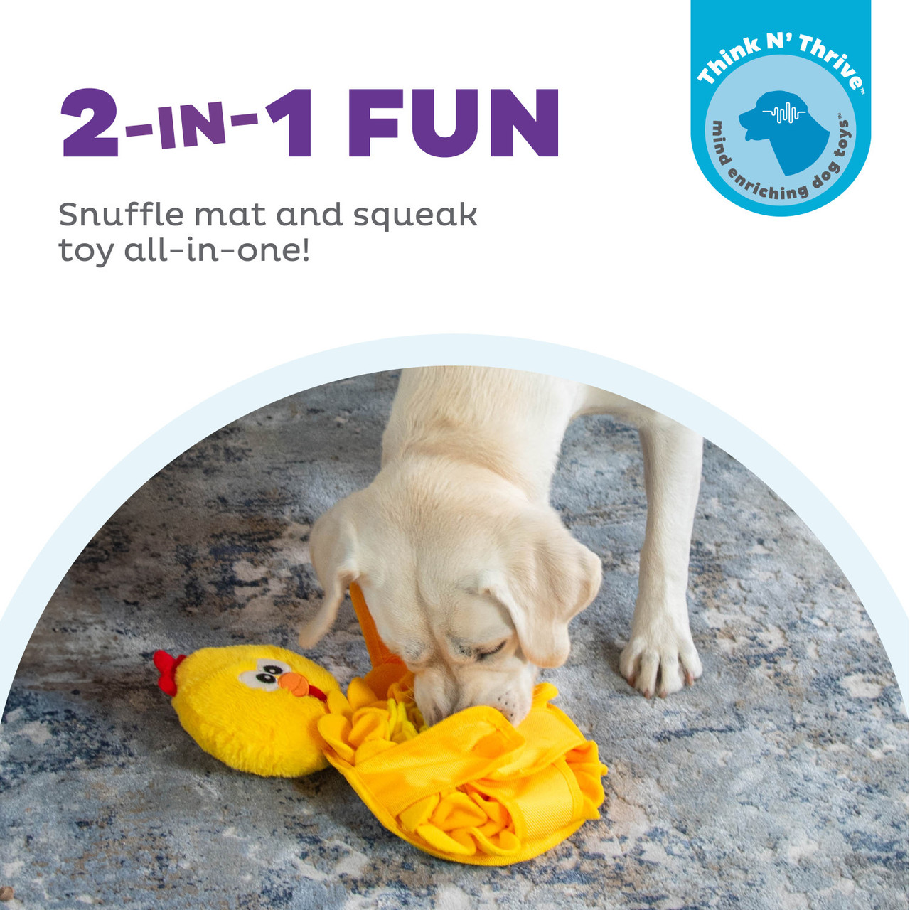 Snuffle Palz Interactive Plush Dog Puzzle and Snuffle Mat for Dogs - Image 14