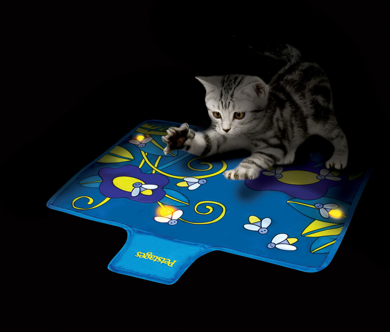 Flashing Firefly Mat Quiet Cat Toy, Multi - Image 2