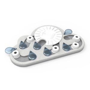 Rainy Day Puzzle & Play Cat Game, White