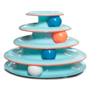 Chase Meowtain Cat Track Toy, Blue