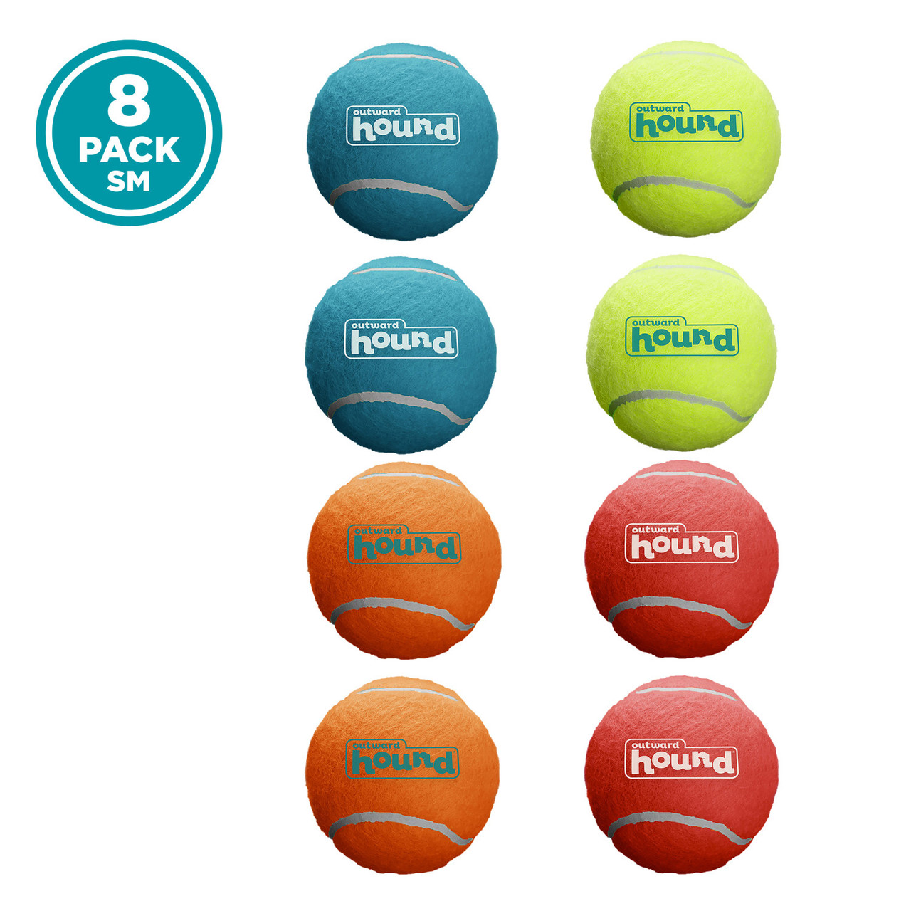 Squeaker Ballz Squeaky Tennis Balls, Small - Image 13