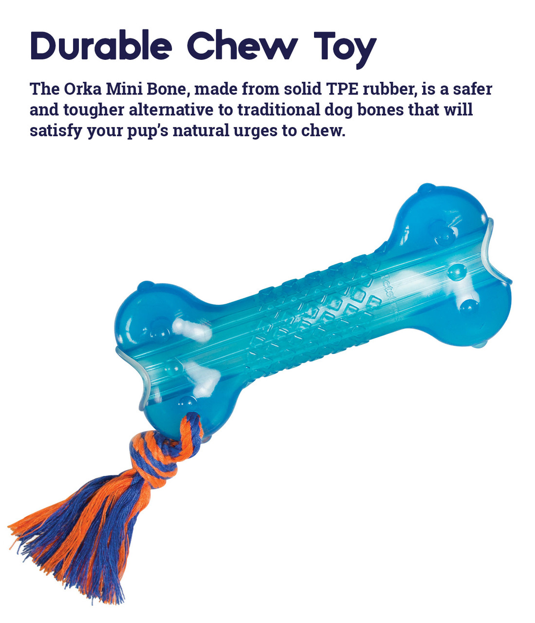 Orka Alternative Dog Chew Toy, Bone - Image 16